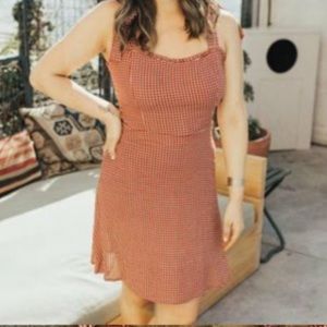 Carly Jean Los Angeles red gingham dress